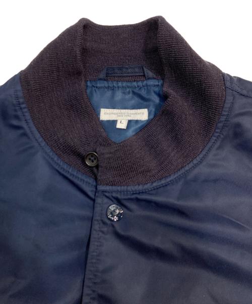 Engineered Garments（エンジニアド ガーメンツ）Engineered Garments (エンジニアド ガーメンツ) BEAMS PLUS (ビームスプラス) 別注スナップジャケット ネイビー サイズ:Lの古着・服飾アイテム