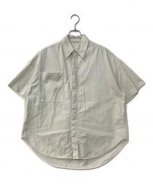 TODAYFUL（トゥデイフル）の古着「Halfsleeve Oxford Shirts オックスフォードオーバーサイズシャツ」｜ホワイト