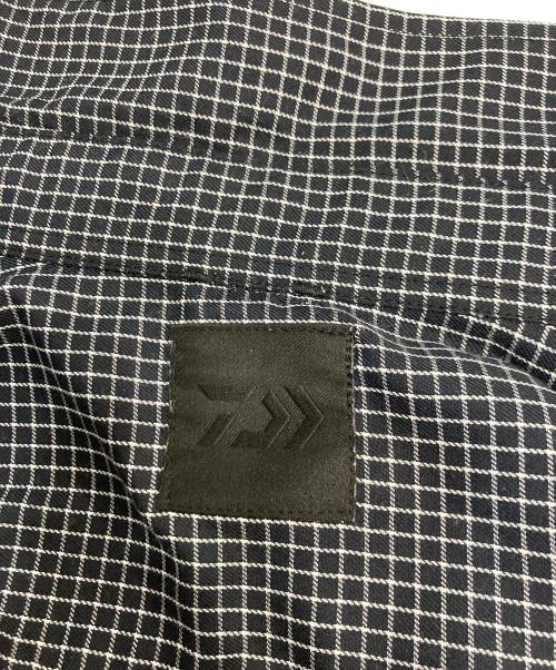 DAIWA PIER39（ダイワ ピア39）DAIWA PIER39 (ダイワ ピア39) TECH REGULAR COLLAR SHIRT L/S GRAPH PLAID テックレギュラーカラーシャツ ブラック×ホワイト サイズ:Mの古着・服飾アイテム