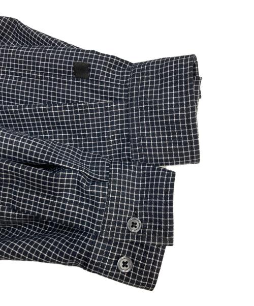 DAIWA PIER39（ダイワ ピア39）DAIWA PIER39 (ダイワ ピア39) TECH REGULAR COLLAR SHIRT L/S GRAPH PLAID テックレギュラーカラーシャツ ブラック×ホワイト サイズ:Mの古着・服飾アイテム