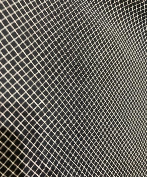 DAIWA PIER39（ダイワ ピア39）DAIWA PIER39 (ダイワ ピア39) TECH REGULAR COLLAR SHIRT L/S GRAPH PLAID テックレギュラーカラーシャツ ブラック×ホワイト サイズ:Mの古着・服飾アイテム