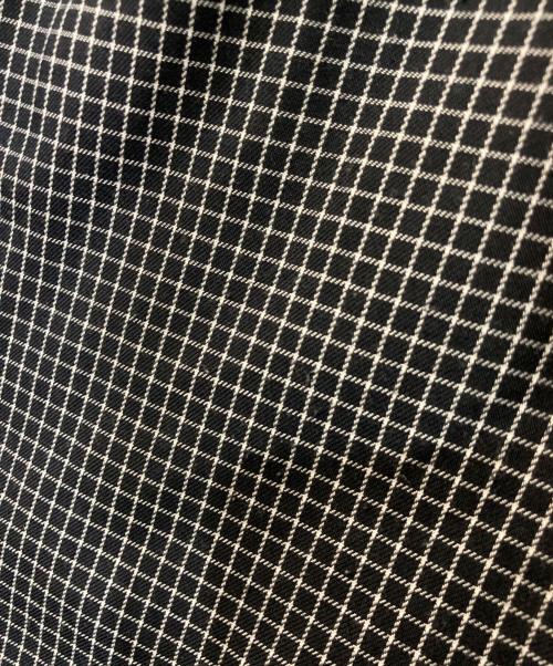DAIWA PIER39（ダイワ ピア39）DAIWA PIER39 (ダイワ ピア39) TECH REGULAR COLLAR SHIRT L/S GRAPH PLAID テックレギュラーカラーシャツ ブラック×ホワイト サイズ:Mの古着・服飾アイテム