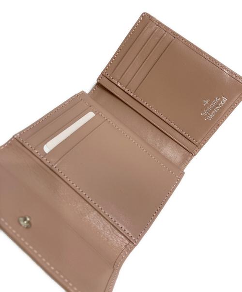 Vivienne Westwood（ヴィヴィアンウエストウッド）Vivienne Westwood (ヴィヴィアンウエストウッド) 2つ折り財布 ピンクの古着・服飾アイテム