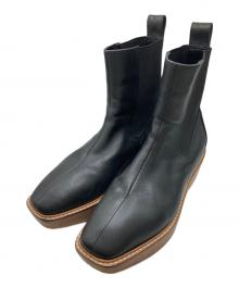 TODAYFUL（トゥデイフル）の古着「Platform Leather Boots」｜ブラック