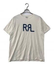 RRL（ダブルアールエル）の古着「ロゴプリントTシャツ」｜アイボリー