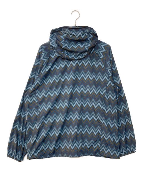 mont-bell（モンベル）mont-bell (モンベル) ウィンドブラストプリントパーカー ネイビー サイズ:XLの古着・服飾アイテム