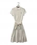 POLO RALPH LAURENポロ・ラルフローレン）の古着「ポロシャツワンピース」｜ホワイト