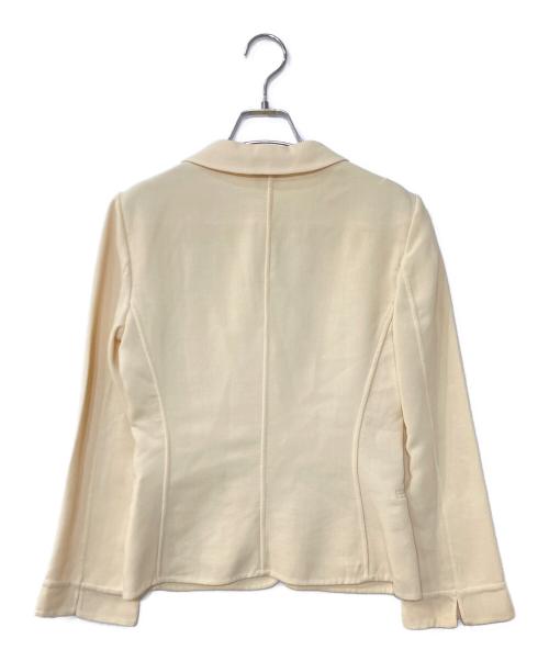 ARMANI COLLEZIONI（アルマーニ コレツィオーニ）ARMANI COLLEZIONI (アルマーニ コレツィオーニ) 3Bジャケット アイボリー サイズ:38の古着・服飾アイテム