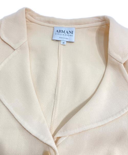 ARMANI COLLEZIONI（アルマーニ コレツィオーニ）ARMANI COLLEZIONI (アルマーニ コレツィオーニ) 3Bジャケット アイボリー サイズ:38の古着・服飾アイテム