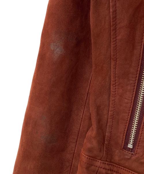 AVIREX Belle（アヴィレックス ベル）AVIREX Belle (アヴィレックス ベル) ラムスキンフーデッドライダース　RIDERS JACKET 6291013 ブラウン サイズ:Mの古着・服飾アイテム