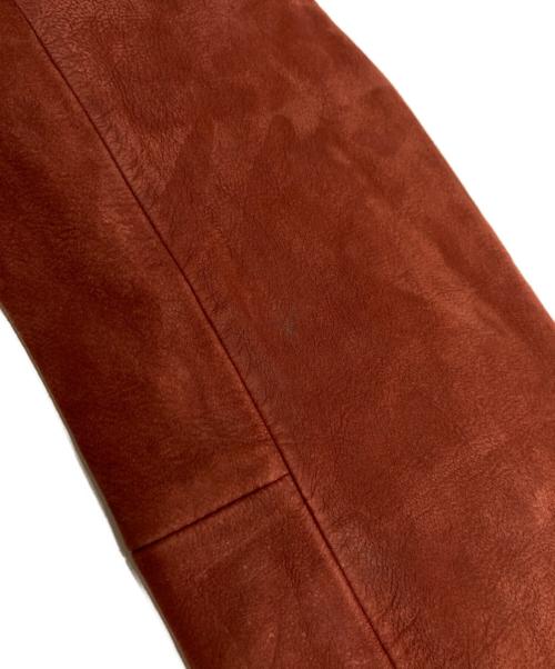 AVIREX Belle（アヴィレックス ベル）AVIREX Belle (アヴィレックス ベル) ラムスキンフーデッドライダース　RIDERS JACKET 6291013 ブラウン サイズ:Mの古着・服飾アイテム