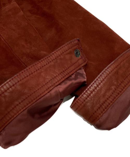 AVIREX Belle（アヴィレックス ベル）AVIREX Belle (アヴィレックス ベル) ラムスキンフーデッドライダース　RIDERS JACKET 6291013 ブラウン サイズ:Mの古着・服飾アイテム