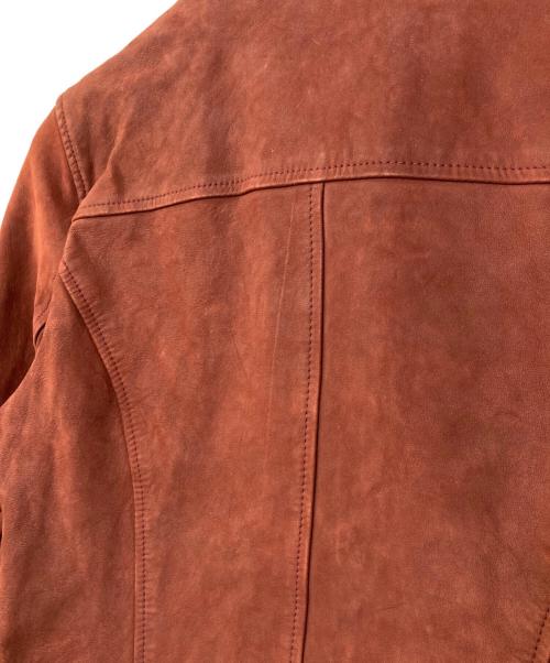 AVIREX Belle（アヴィレックス ベル）AVIREX Belle (アヴィレックス ベル) ラムスキンフーデッドライダース　RIDERS JACKET 6291013 ブラウン サイズ:Mの古着・服飾アイテム