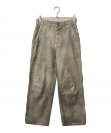 ISSUETHINGS（イシューシングス）の古着「Type68 デニムパンツ」｜ホワイト×グレー