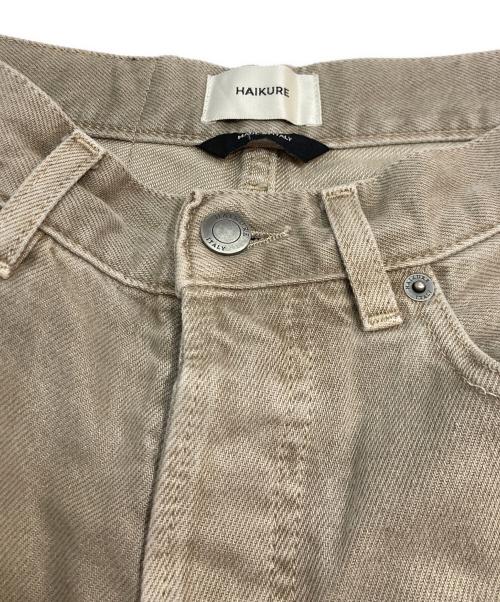 haikure（ハイクル）HAIKURE (ハイクル) BETHANY SL SOFT ECRU：デニム グレー サイズ:23の古着・服飾アイテム