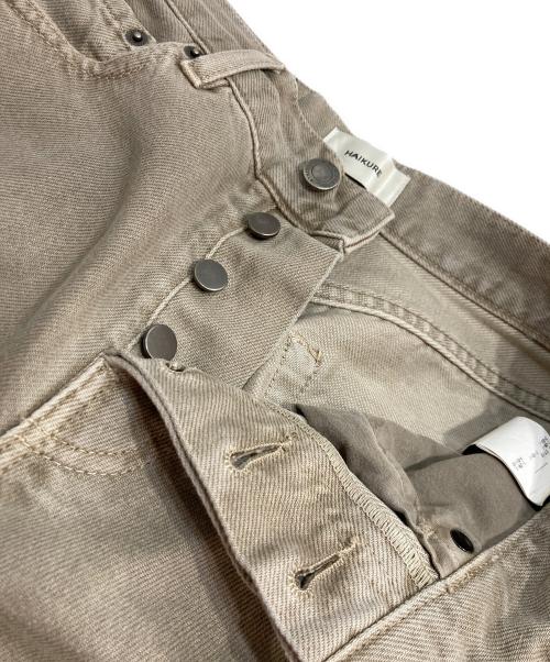 haikure（ハイクル）HAIKURE (ハイクル) BETHANY SL SOFT ECRU：デニム グレー サイズ:23の古着・服飾アイテム
