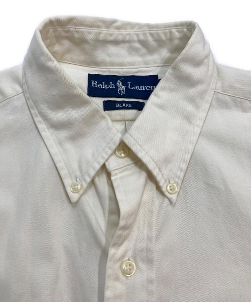 RALPH LAUREN（ラルフローレン）RALPH LAUREN (ラルフローレン) ポニー刺繍長袖シャツ アイボリー サイズ:Mの古着・服飾アイテム