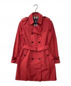 BURBERRY LONDONバーバリーロンドン）の古着「トレンチコート」｜ピンク