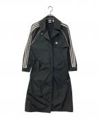 adidasアディダス）の古着「アディカラークラシックストレンチコート」｜ブラック