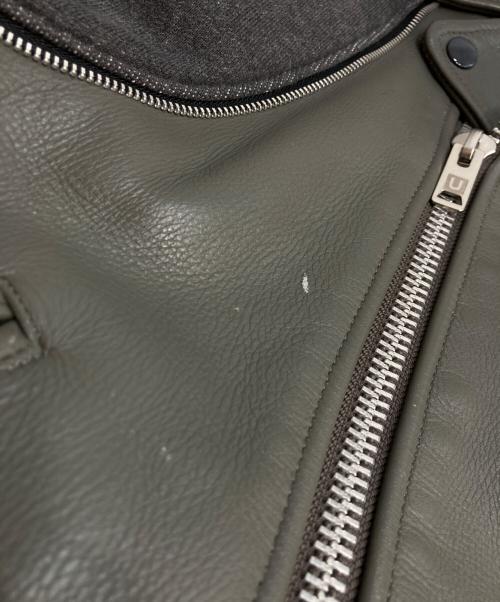 UNDERCOVERISM（アンダーカバーイズム）UNDERCOVERISM (アンダーカバーイズム) ドッキングレザーベスト グレー サイズ:4の古着・服飾アイテム