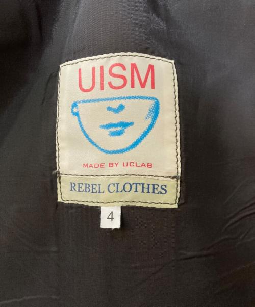 UNDERCOVERISM（アンダーカバーイズム）UNDERCOVERISM (アンダーカバーイズム) ドッキングレザーベスト グレー サイズ:4の古着・服飾アイテム