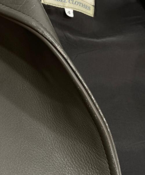 UNDERCOVERISM（アンダーカバーイズム）UNDERCOVERISM (アンダーカバーイズム) ドッキングレザーベスト グレー サイズ:4の古着・服飾アイテム