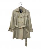 BURBERRY LONDONバーバリーロンドン）の古着「ショートトレンチコート」｜ベージュ