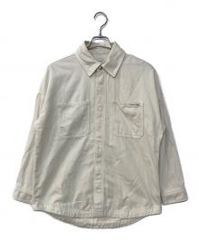 Calvin Klein Jeans（カルバンクラインジーンズ）の古着「スナップボタンデニムシャツ　SNAP BUTTON DENIM SHIRT」｜ホワイト