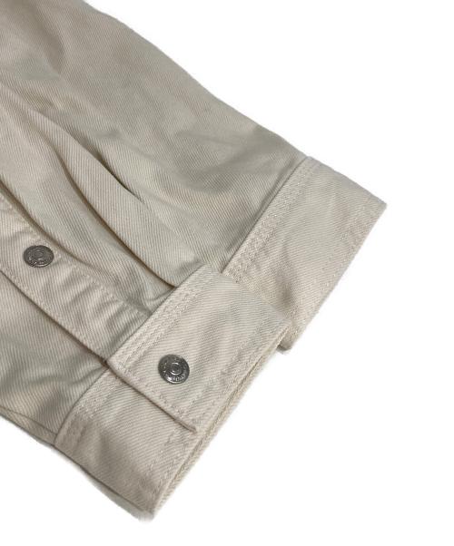 Calvin Klein Jeans（カルバンクラインジーンズ）Calvin Klein Jeans (カルバンクラインジーンズ) スナップボタンデニムシャツ　SNAP BUTTON DENIM SHIRT ホワイト サイズ:2XSの古着・服飾アイテム