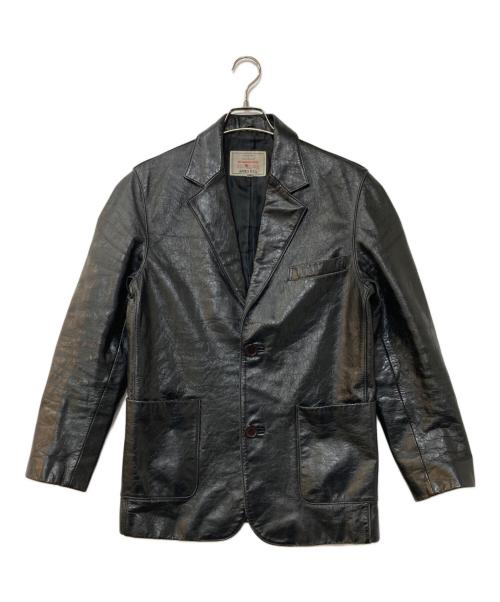 AVIREX（アヴィレックス）AVIREX (アヴィレックス) レザーテーラードジャケット ブラック サイズ:Mの古着・服飾アイテム