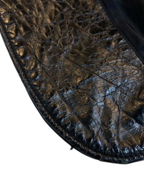 AVIREX（アヴィレックス）AVIREX (アヴィレックス) レザーテーラードジャケット ブラック サイズ:Mの古着・服飾アイテム