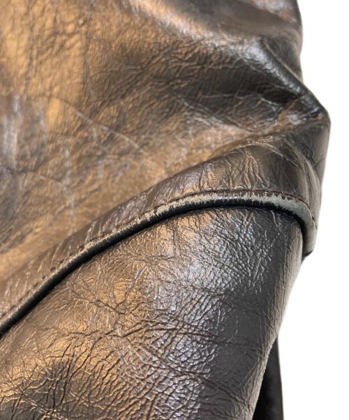 AVIREX（アヴィレックス）AVIREX (アヴィレックス) レザーテーラードジャケット ブラック サイズ:Mの古着・服飾アイテム