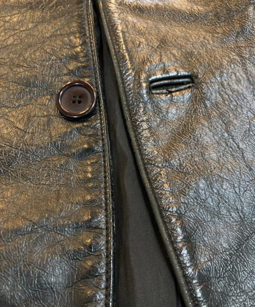 AVIREX（アヴィレックス）AVIREX (アヴィレックス) レザーテーラードジャケット ブラック サイズ:Mの古着・服飾アイテム