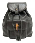 GUCCIグッチ）の古着「バンブー ハンドルバッグパック」｜ブラック