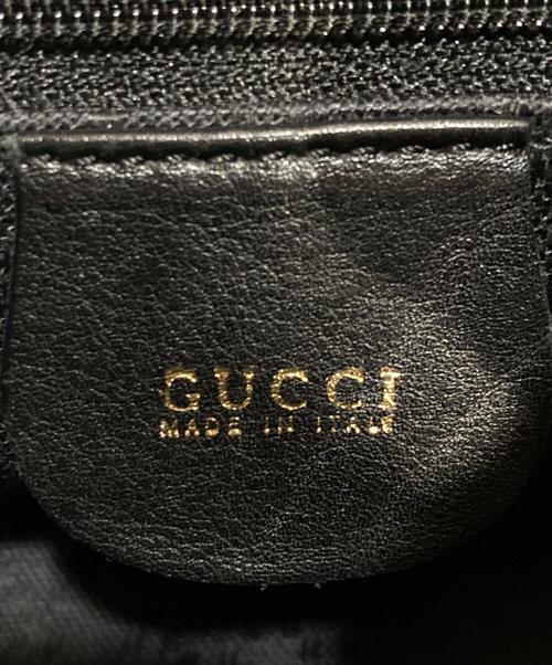 GUCCI（グッチ）GUCCI (グッチ) バンブー ハンドルバッグパック ブラックの古着・服飾アイテム