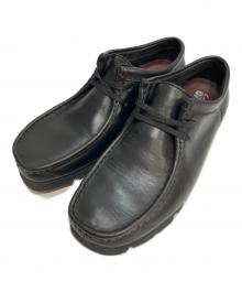 CLARKS ORIGINALS（クラークス オリジナルズ）の古着「ワラビーレザーシューズ」｜ブラック
