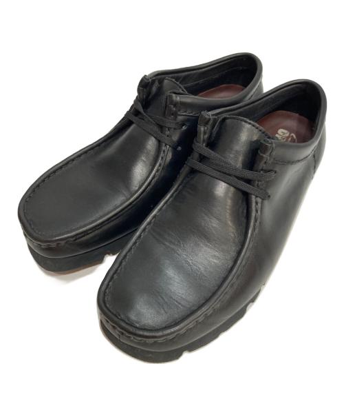 CLARKS ORIGINALS（クラークス オリジナルズ）CLARKS ORIGINALS (クラークス オリジナルズ) ワラビーレザーシューズ ブラック サイズ:25.5の古着・服飾アイテム