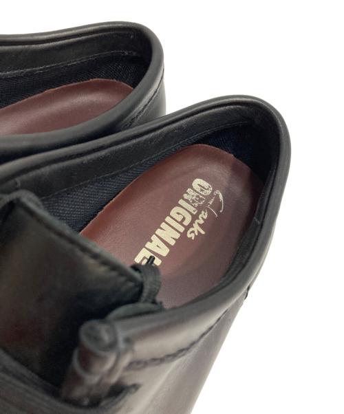 CLARKS ORIGINALS（クラークス オリジナルズ）CLARKS ORIGINALS (クラークス オリジナルズ) ワラビーレザーシューズ ブラック サイズ:25.5の古着・服飾アイテム