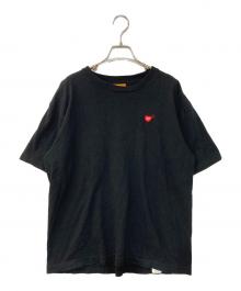 HUMAN MADE（ヒューマンメイド）の古着「ワンポイントロゴ プリントTシャツ」｜ブラック