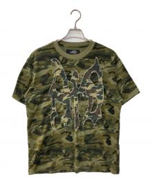 AFB（エーエフビー）の古着「カモ柄迷彩Tシャツ」｜グリーン