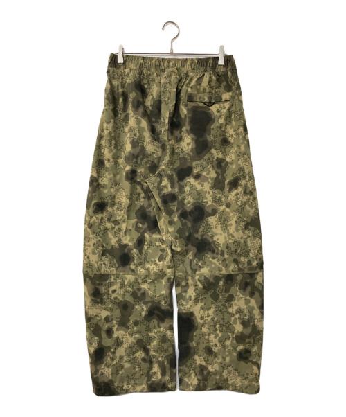 NIKE（ナイキ）NIKE (ナイキ) カモ柄 ナイロンパンツ ベージュ×オリーブ サイズ:Lの古着・服飾アイテム