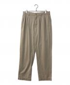 POLO RALPH LAURENポロ・ラルフローレン）の古着「2タックパンツ　TWO TUCK WIDE PANTS　ポロチノ　チノパンツ」｜ベージュ