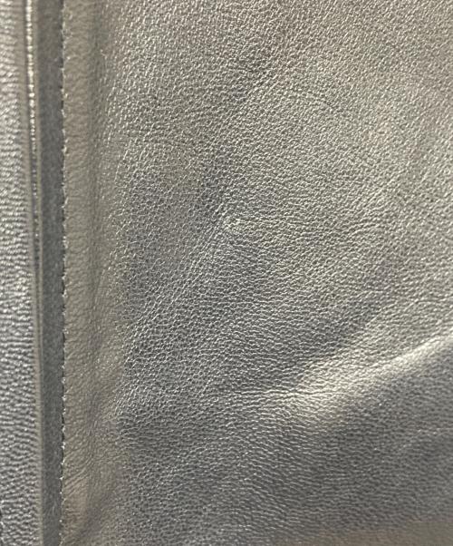 NEIGHBORHOOD（ネイバーフッド）NEIGHBORHOOD (ネイバーフッド) LEATHER ZIP WORK JACKET ネイビー サイズ:XLの古着・服飾アイテム
