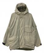 SPIEWAKスピワック）の古着「フーデッドナイロンジャケット　NYLON JACKET　コールドウェザーサンプリング」｜アイボリー