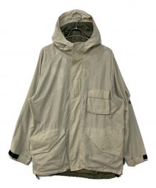 SPIEWAK（スピワック）の古着「フーデッドナイロンジャケット　NYLON JACKET　コールドウェザーサンプリング」｜アイボリー
