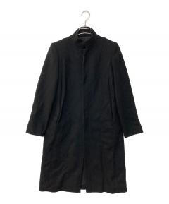 KLASICA / クラシカ | コットン リネン アトリエ チェスター コート | 3 | ブラック | メンズ 中古・古着通販】KLASICA (クラシカ) リネンチェスターコート ベージュ
