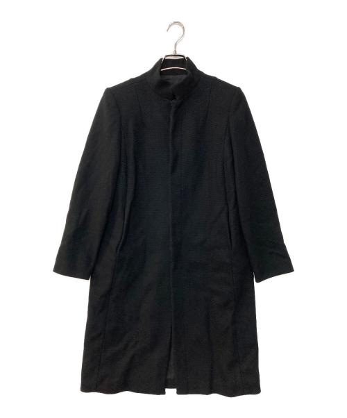 A.P.C.（アーペーセー）A.P.C. (アーペーセー) 比翼スタンドカラーコート ブラック サイズ:Sの古着・服飾アイテム