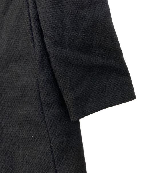 A.P.C.（アーペーセー）A.P.C. (アーペーセー) 比翼スタンドカラーコート ブラック サイズ:Sの古着・服飾アイテム