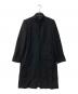 A.P.C.（アーペーセー）の古着「比翼スタンドカラーコート」｜ブラック