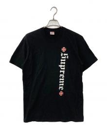 SUPREME×INDEPENDENT（シュプリーム×インディペンデント）の古着「Old English Tee」｜ブラック